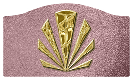 DASHELL-602-GD-SH-OR Gold Sunburst Shimmer Orchid Background